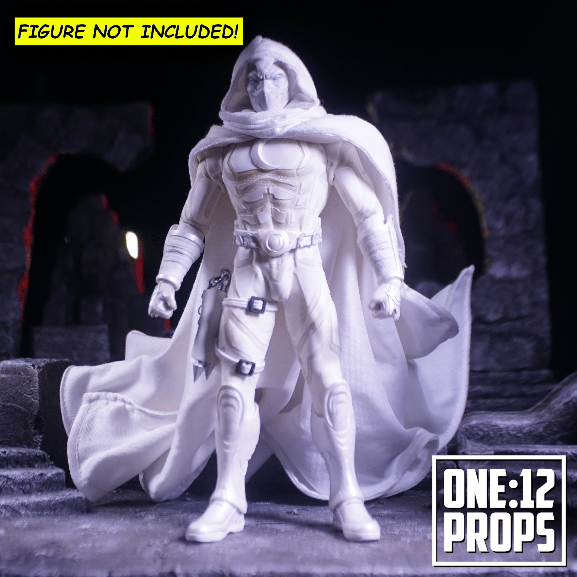 Custom Wired Cape for Mezco or Marvel Legends Moon Knight | one12props